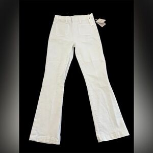 MOTHER White Flared Jeans